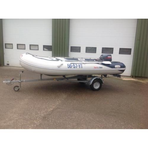 Honwave T 40 + Yamaha 20 pk + Nieuwe Harbeck Trailer!!