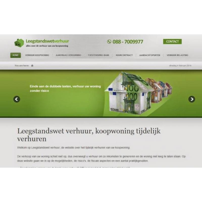 Verhuur tijdelijk via de leegstandswet