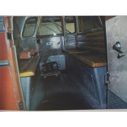 Oldtimer DAF brandweerauto/ manschappenwagen 6 streper