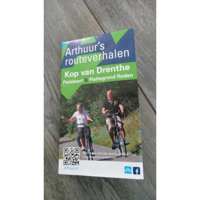Kaart Kop van Drenthe en plattegrond Roden