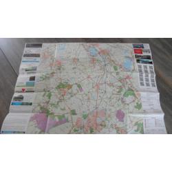 Kaart Kop van Drenthe en plattegrond Roden