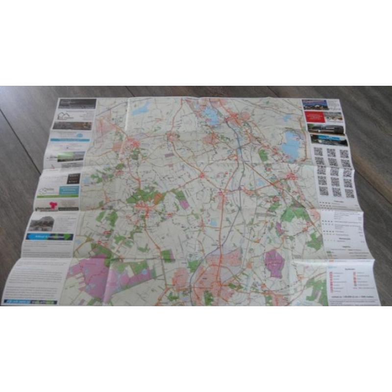 Kaart Kop van Drenthe en plattegrond Roden
