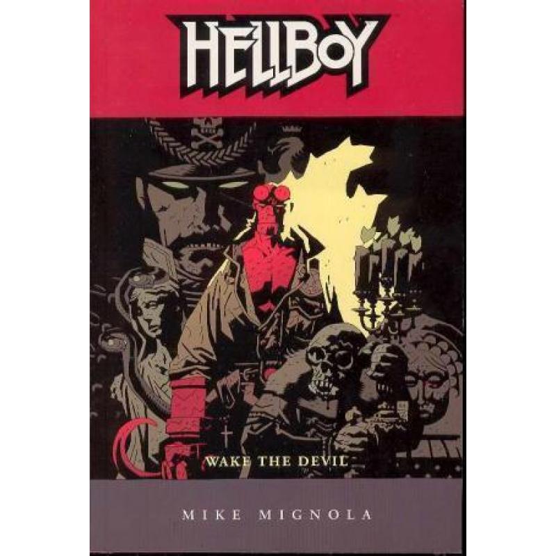 De echte Amerikaans Hellboy comics strips