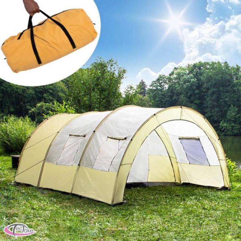 Tunneltent camping tent familietent voor 4-6 persoons 401229