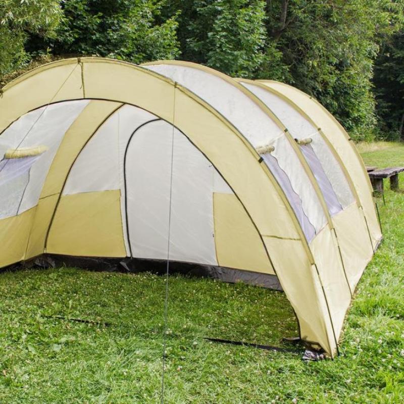 Tunneltent camping tent familietent voor 4-6 persoons 401229