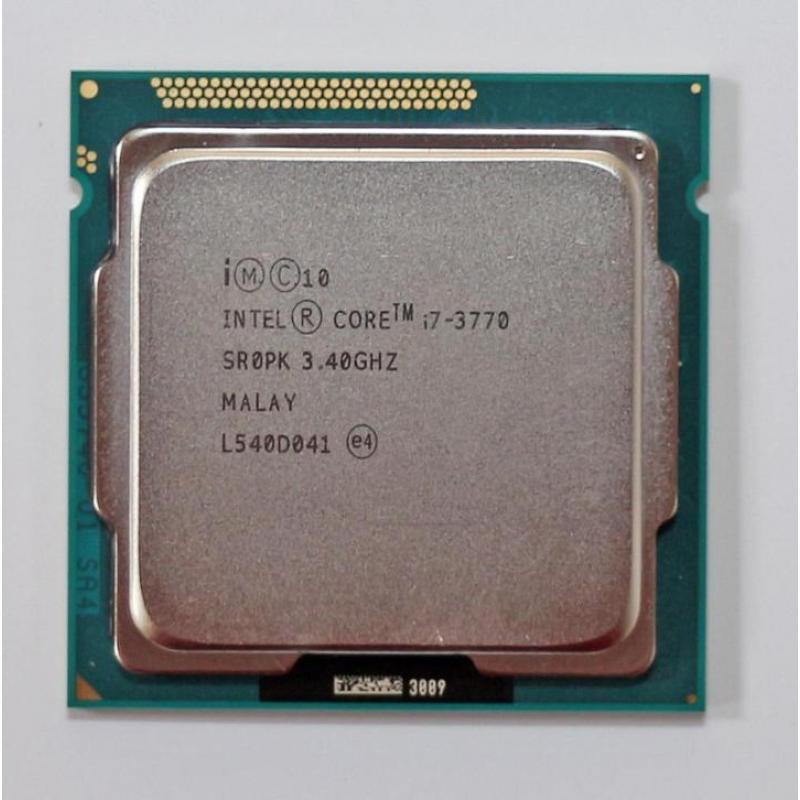 Intel Core i7 3770 / 3.4 GHz - 4 cores/tray
