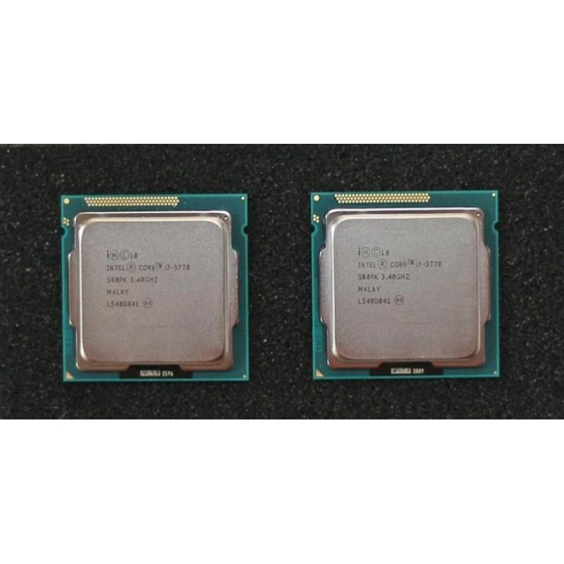 Intel Core i7 3770 / 3.4 GHz - 4 cores/tray