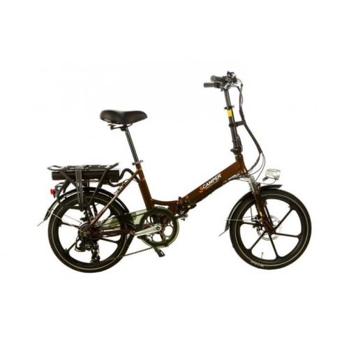 Shinga Elektrische vouwfiets 60-90km, met power grip!