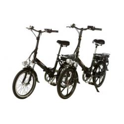 Shinga Elektrische vouwfiets 60-90km, met power grip!