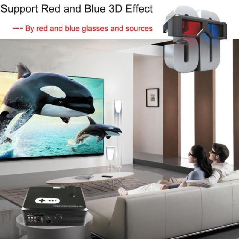 FULL HD LED 3D 3000 lumen BEAMER Projector Homecinema TV
