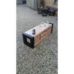 Industriële salontafel &tv meubel