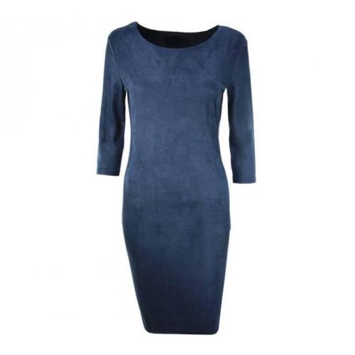 Suede Dress Blue - Jurken & Rokken