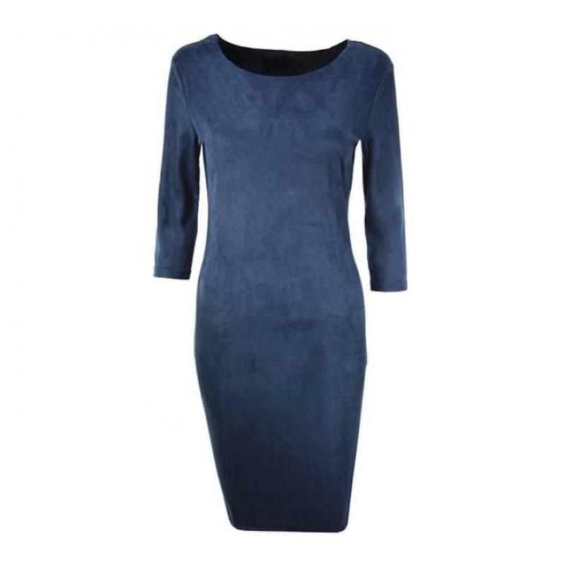Suede Dress Blue - Jurken & Rokken