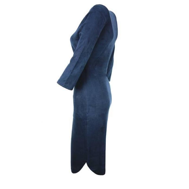 Suede Dress Blue - Jurken & Rokken