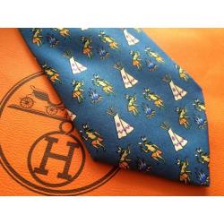 100% Originele Hermes Paris Stropdas (5)