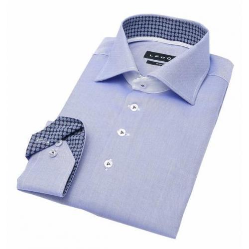 Ledûb dresshemd, blauw