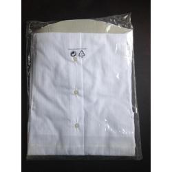 Nieuw in verpakking overhemd lange mouw wit maat 39
