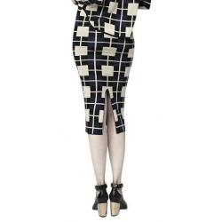 Dear Creatures Cabin Fever Sweater Skirt Navy Zwart (Rokken)