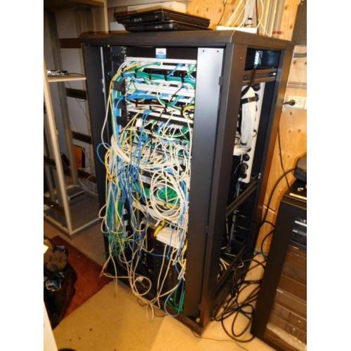 telefooncentrale, server, patchkast