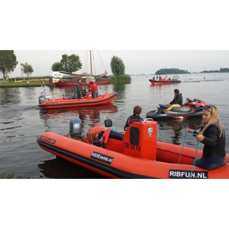 RIB huren, met of zonder schipper. RIBhuren.nl