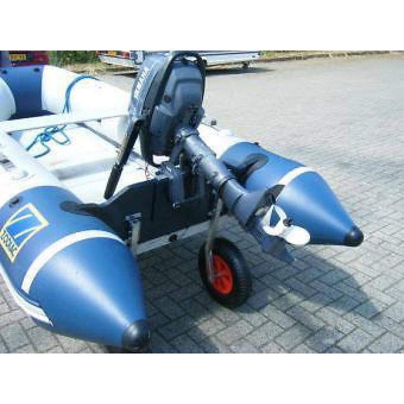 Strandwielen voor rubberboot - opklapbaar en afneembaar