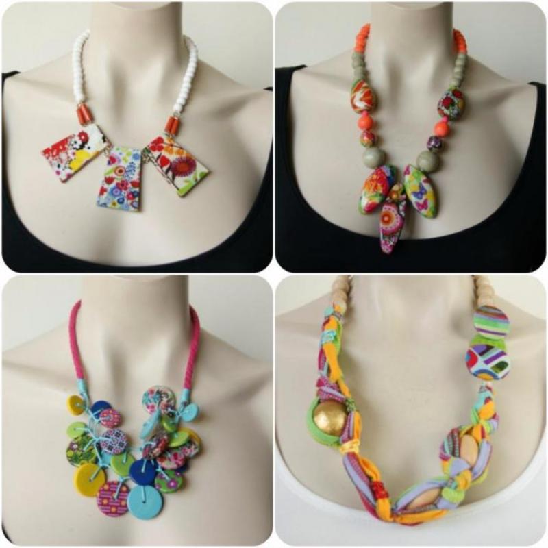 Mooie Grote Statement Ketting - Kleurrijk