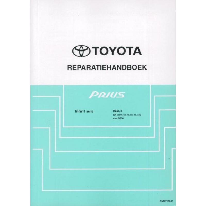 2000 Toyota Prius reparatiehandboek Nederlands 4-delig