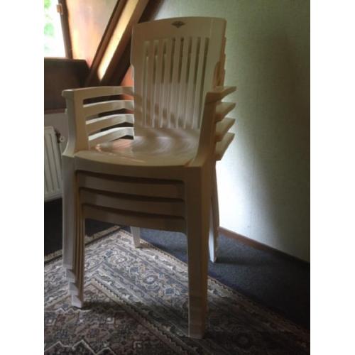 Tuinstoelen 4x