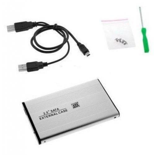 2.5'' USB 2.0 SATA harde schijf behuizing