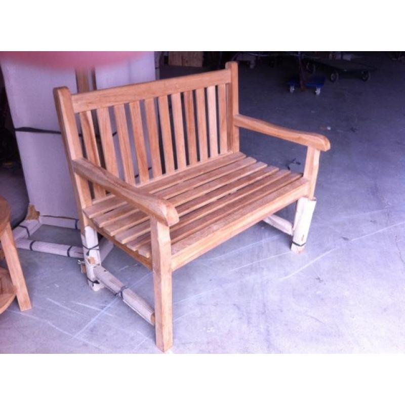 Teak tuinbank