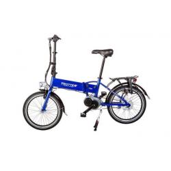 Shinga Elektrische Vouwfiets - Trotter Blauw - Midden Motor