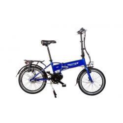 Shinga Elektrische Vouwfiets - Trotter Blauw - Midden Motor