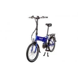 Shinga Elektrische Vouwfiets - Trotter Blauw - Midden Motor