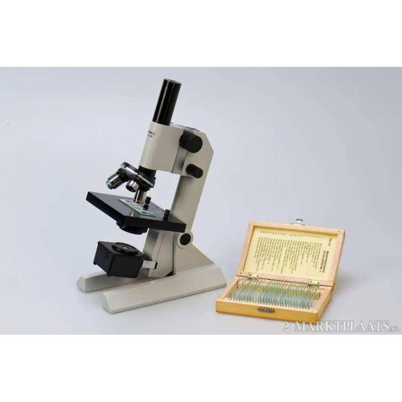 EUROMEX LED-microscopen met 25 professionele micropreparaten