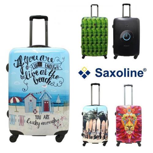 Saxoline Koffer vele prints/modellen +10% voorjaarskorting