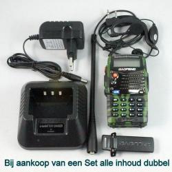 Groot Bereik 5Watt Set Camouflage Portofoons voor oa Airsoft