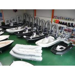 Marinesports rubberboten en RIB's vele soorten op voorraad !