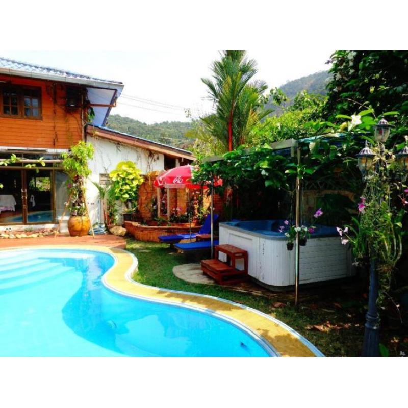 Eiland Koh Chang Thailand groot woonhuis met zwembad