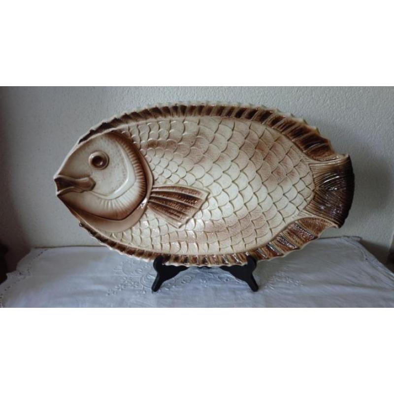 Mega franse visschaal ateliers du revernay vis schotel 54 cm