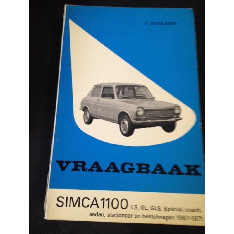 Diverse vraagbaak simca 4 stuks
