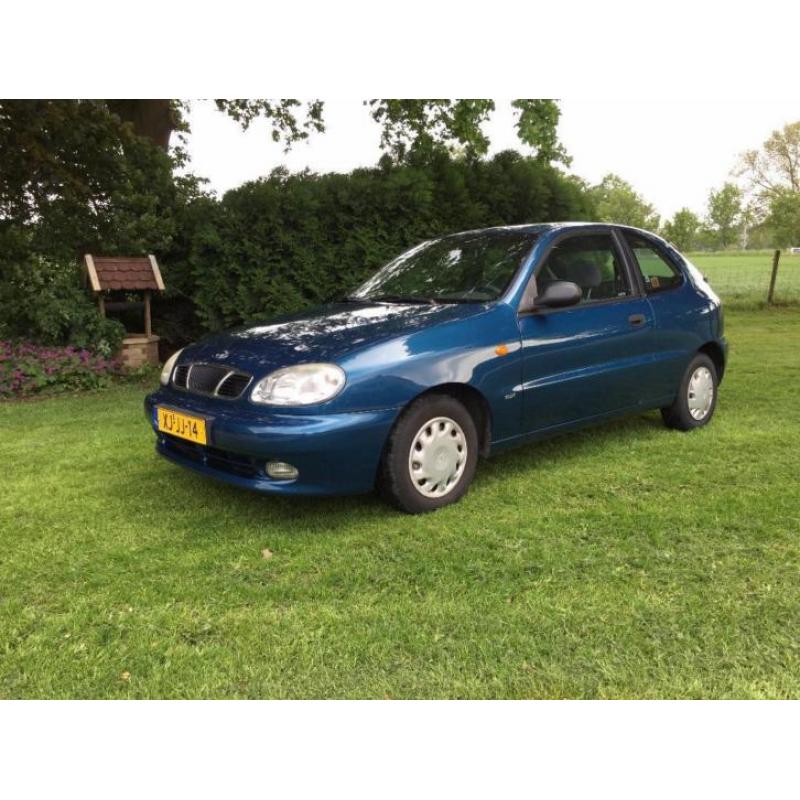 Daewoo Lanos 1.5 SE 1998 Blauw Airco stuurbekrachting