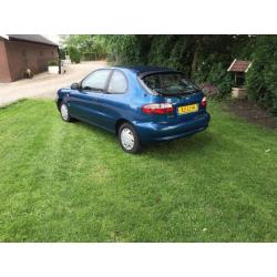 Daewoo Lanos 1.5 SE 1998 Blauw Airco stuurbekrachting
