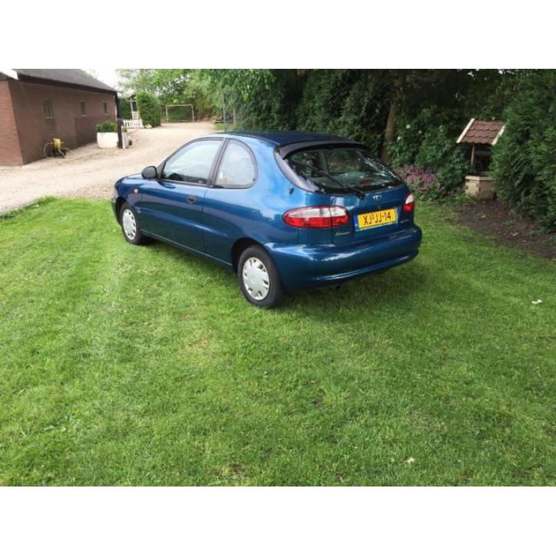 Daewoo Lanos 1.5 SE 1998 Blauw Airco stuurbekrachting