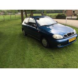 Daewoo Lanos 1.5 SE 1998 Blauw Airco stuurbekrachting