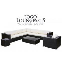 Wicker loungesets en loungebanken. Online en in de showroom.