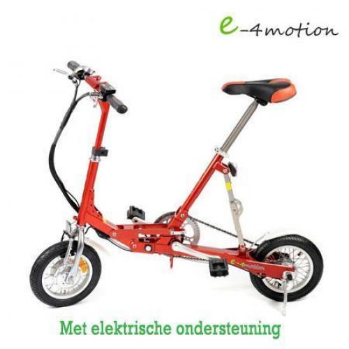 elektrische vouwfiets, vouwfiets, e-4motion, e-bike, fiets