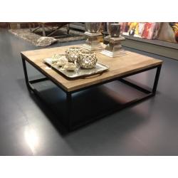 Industriële hoektafel ‘ Factory’ Salon- Eettafel Sidetable