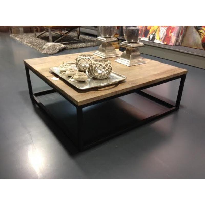 Industriële hoektafel ‘ Factory’ Salon- Eettafel Sidetable