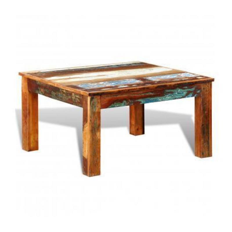 Salontafel Sloophout (vierkant) - Gratis verzending + NIEUW