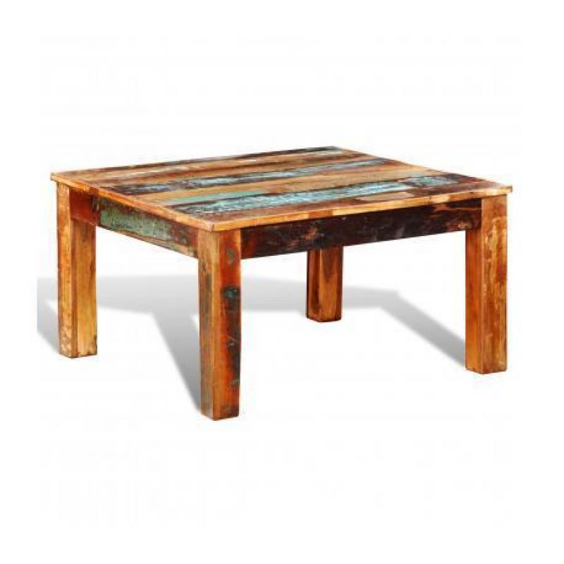 Salontafel Sloophout (vierkant) - Gratis verzending + NIEUW
